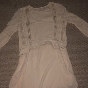 Cream Society Amuse Mini Dress/Long Flowy shirt
